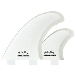 Asher Pacey 5.59" Twin Fin Set - White Clear