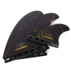 Asher Pacey 5.79" Carbon Stealth Twin Fin Set - Black Gold -Shapers 579 asher pacey blackgold singletab 1 10926.1677565004