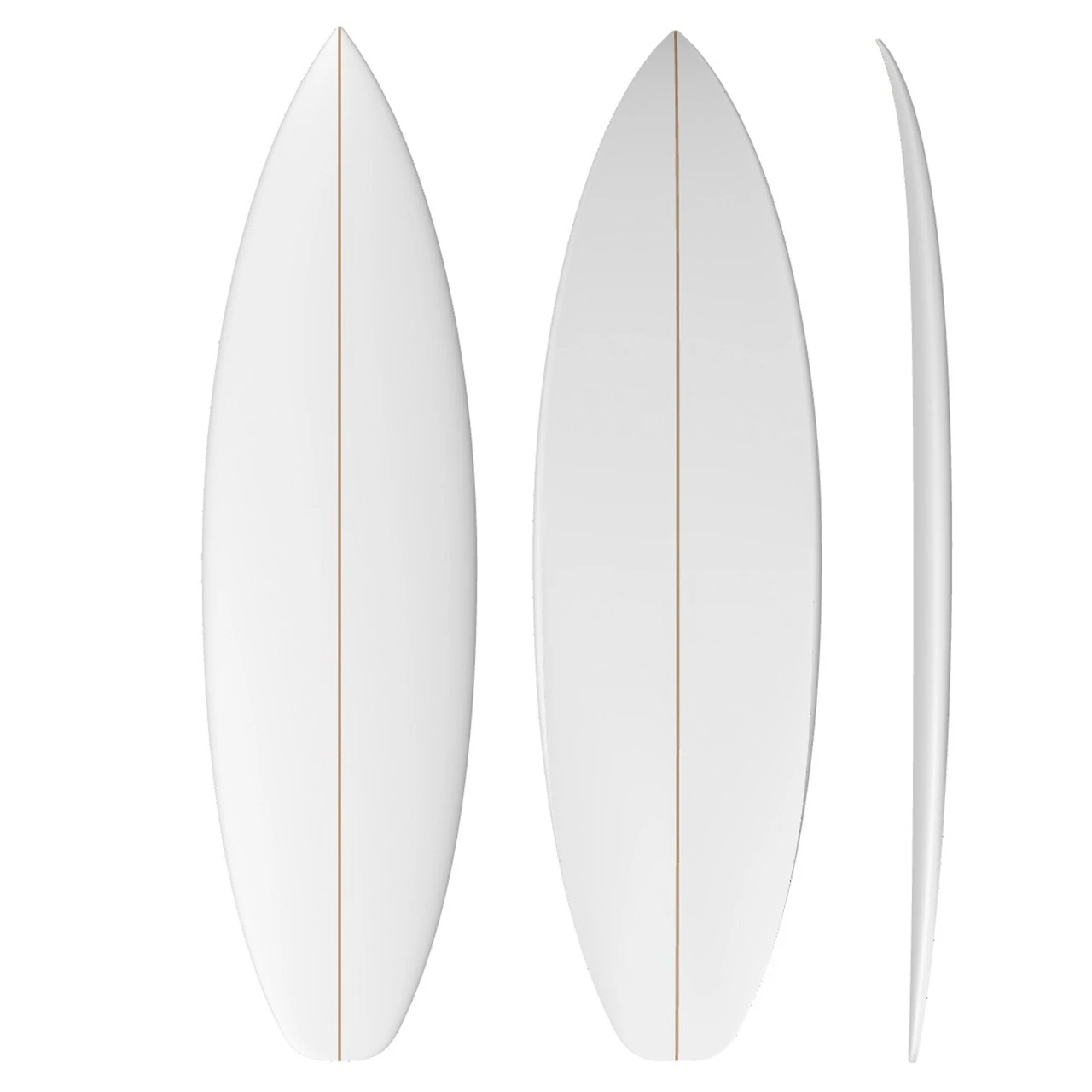 Hydro: PU Machine Shaped Surfboard Blank 1 Hydro: PU Machine Shaped Surfboard Blank