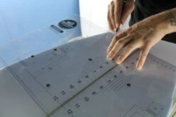 Layout Square: Fin Placement - Inches Only -Shapers Layout Square Shapers Fin Placement 2 17215.1628126406