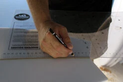 Layout Square: Fin Placement - Inches Only -Shapers Layout Square Shapers Fin Placement 7 98368.1628126406