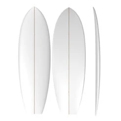 Retro Twin: PU Machine Shaped Surfboard Blank