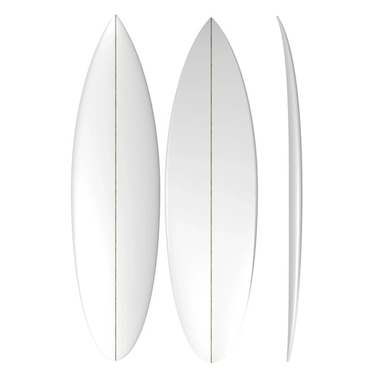 Machine Shape Blank And Material Kit: PU SHORTBOARD ROUND TAIL 2 Machine Shape Blank And Material Kit: PU SHORTBOARD ROUND TAIL - Image 2