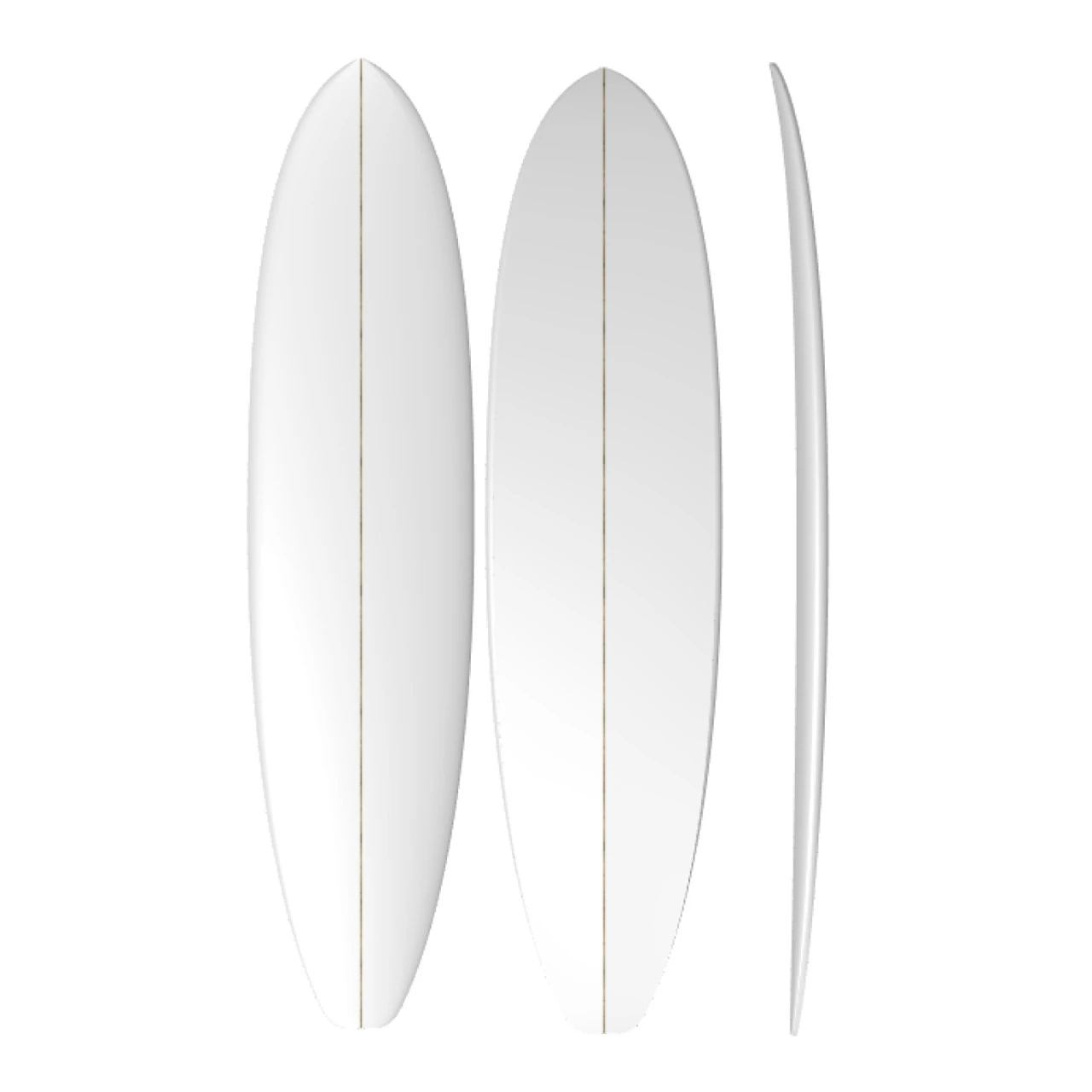 Mini Mal: PU Machine Shaped Surfboard Blank 1 Mini Mal: PU Machine Shaped Surfboard Blank
