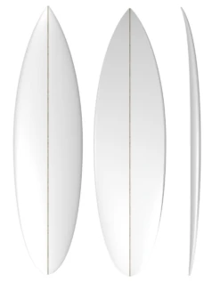 Shortboard: PU Machine Shaped Surfboard RT Blank