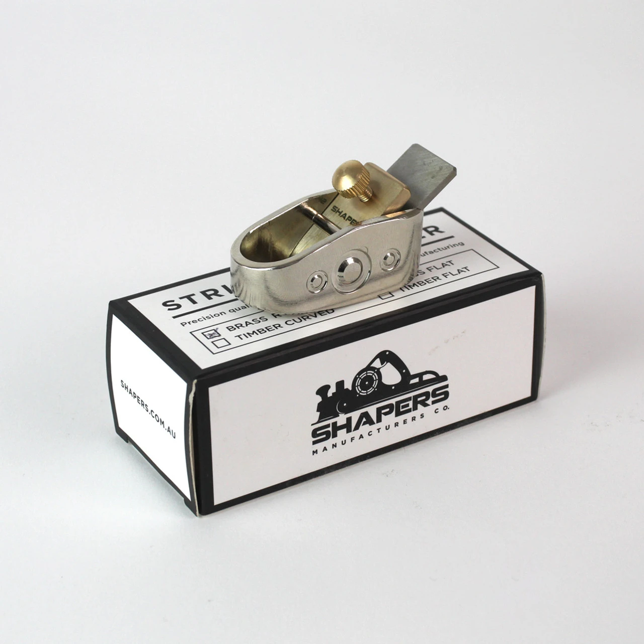 Chromed Brass Stringer Plane - Round 2 Chromed Brass Stringer Plane - Round - Image 2