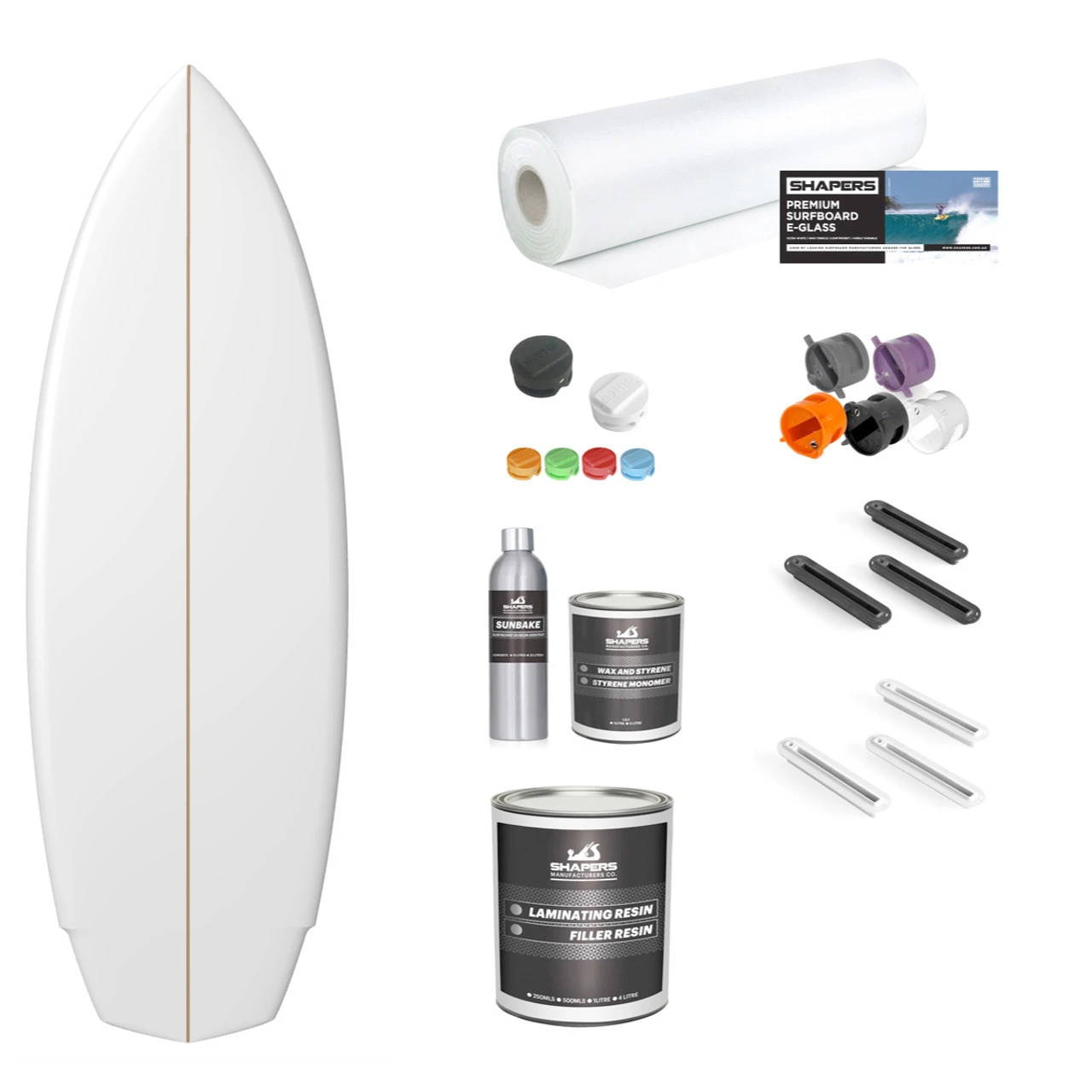 Machine Shape Blank And Material Kit: PU WAKE SURF BOARD 1 Machine Shape Blank And Material Kit: PU WAKE SURF BOARD