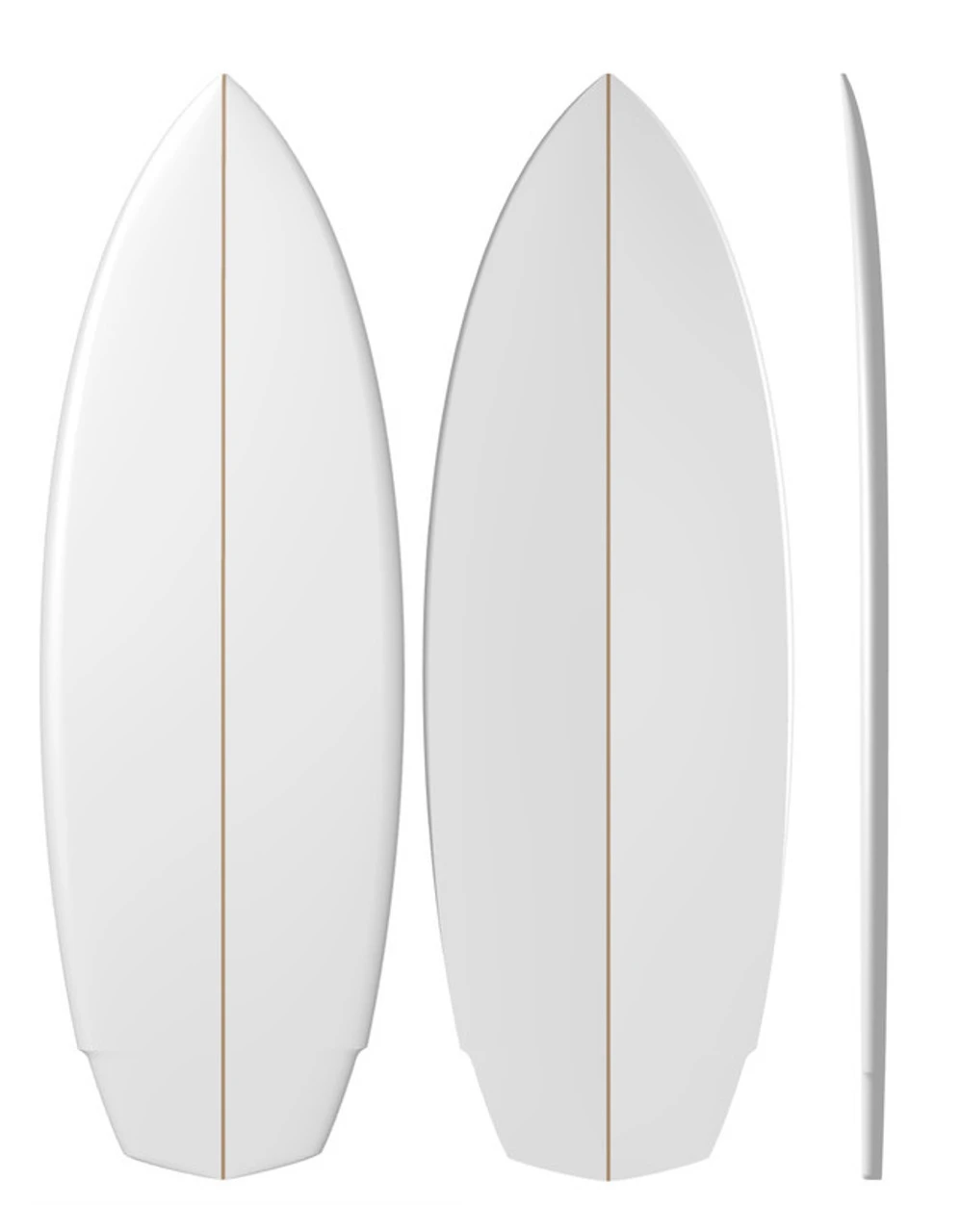 Machine Shape Blank And Material Kit: PU WAKE SURF BOARD 2 Machine Shape Blank And Material Kit: PU WAKE SURF BOARD - Image 2