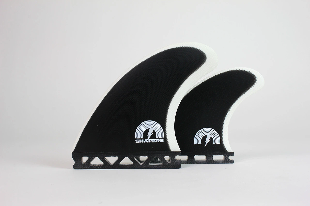 Shapers X Album Quad Fin Set - White 2 Shapers X Album Quad Fin Set - White - Image 2