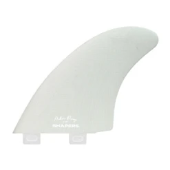 Asher Pacey: 5.55" Fibreglass Twin Fin - Cool Grey