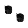 Dual Tab Fin Plug Center Pair : Black