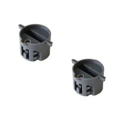 Dual Tab Fin Plug Rail Pair : Grey