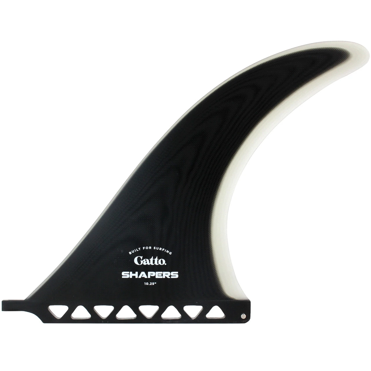 10.25" Gatto Box Fin - Black Clear 1 10.25" Gatto Box Fin - Black Clear