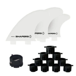 PROMO: Fibreflex Five Fin Production Set - Dual Tab -Shapers m fivefin black 46859.1642982397