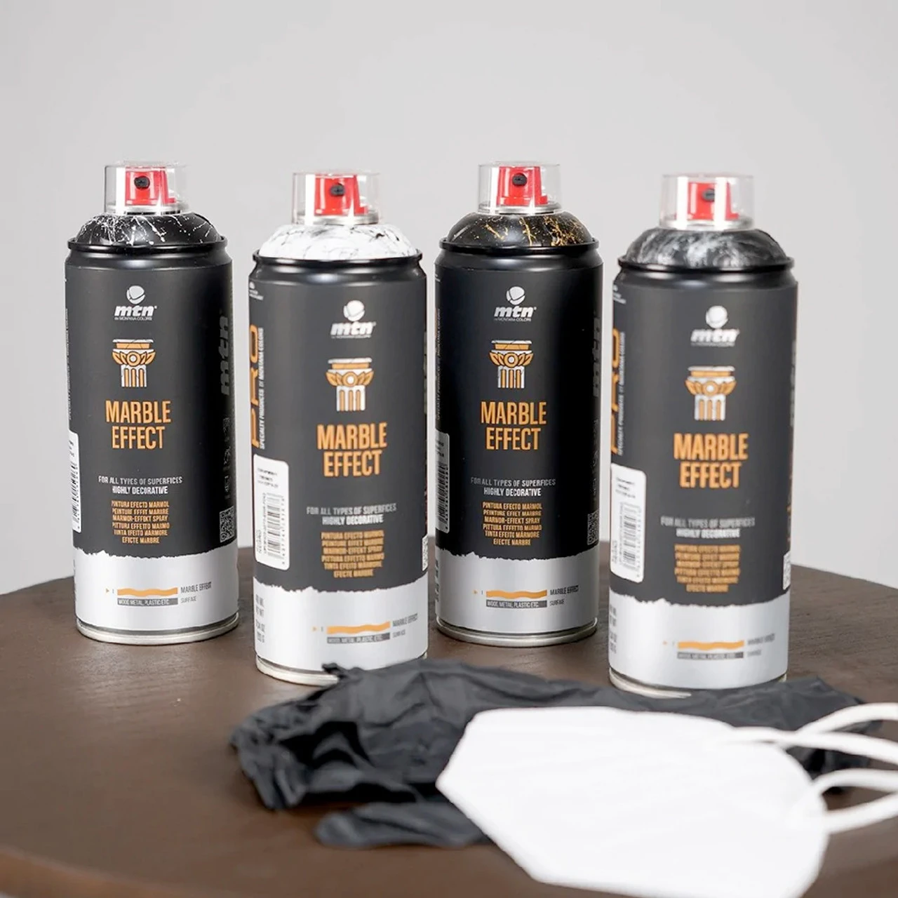 400ml Spray Paint - Marble Effect Black 2 400ml Spray Paint - Marble Effect Black - Image 2