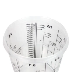 Multi Mix Bucket - 1900mls -Shapers measuring bucket resin 1 04815.1697689672