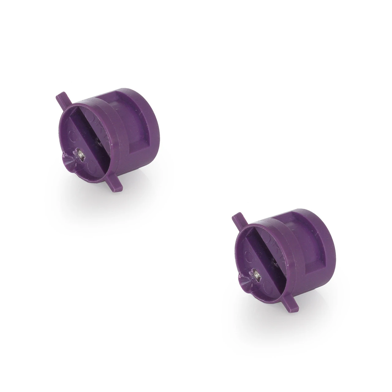 Dual Tab Fin Plug Rail Pair : Purple 1 Dual Tab Fin Plug Rail Pair : Purple