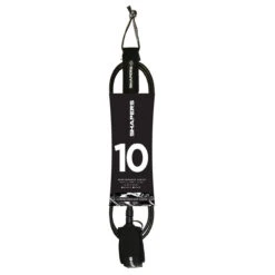 10Ft Longboard Leash Ankle : Black