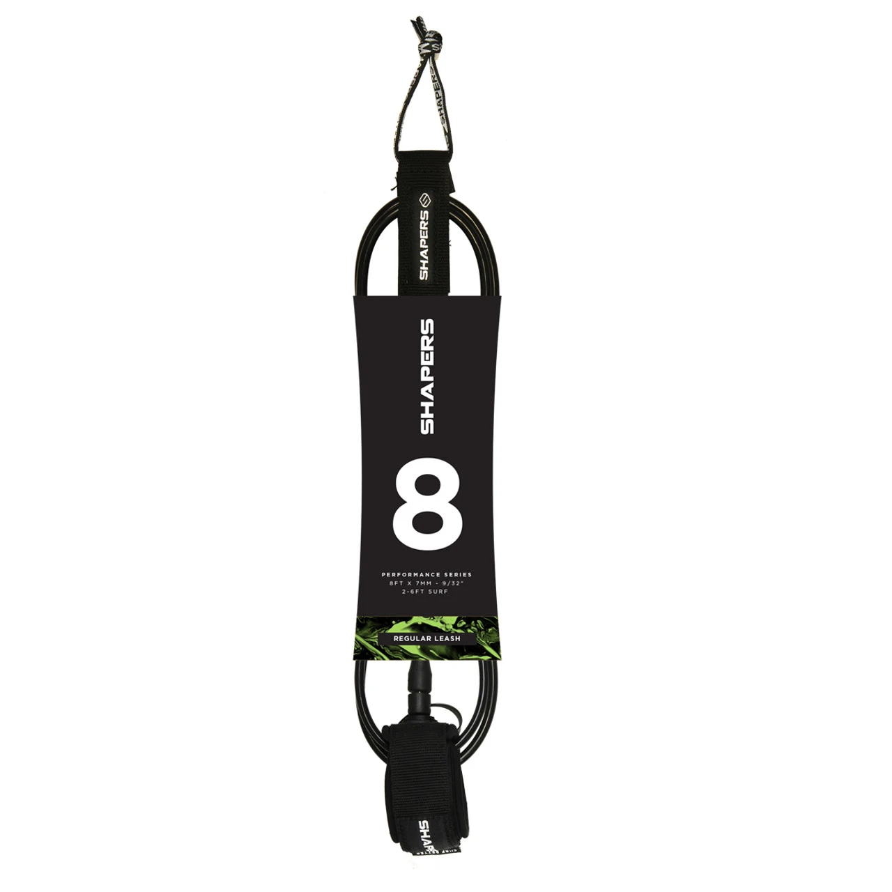 8ft Regular Leash - Black 1 8ft Regular Leash - Black