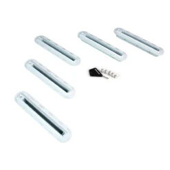 Single Tab Box - Five Fin Set White