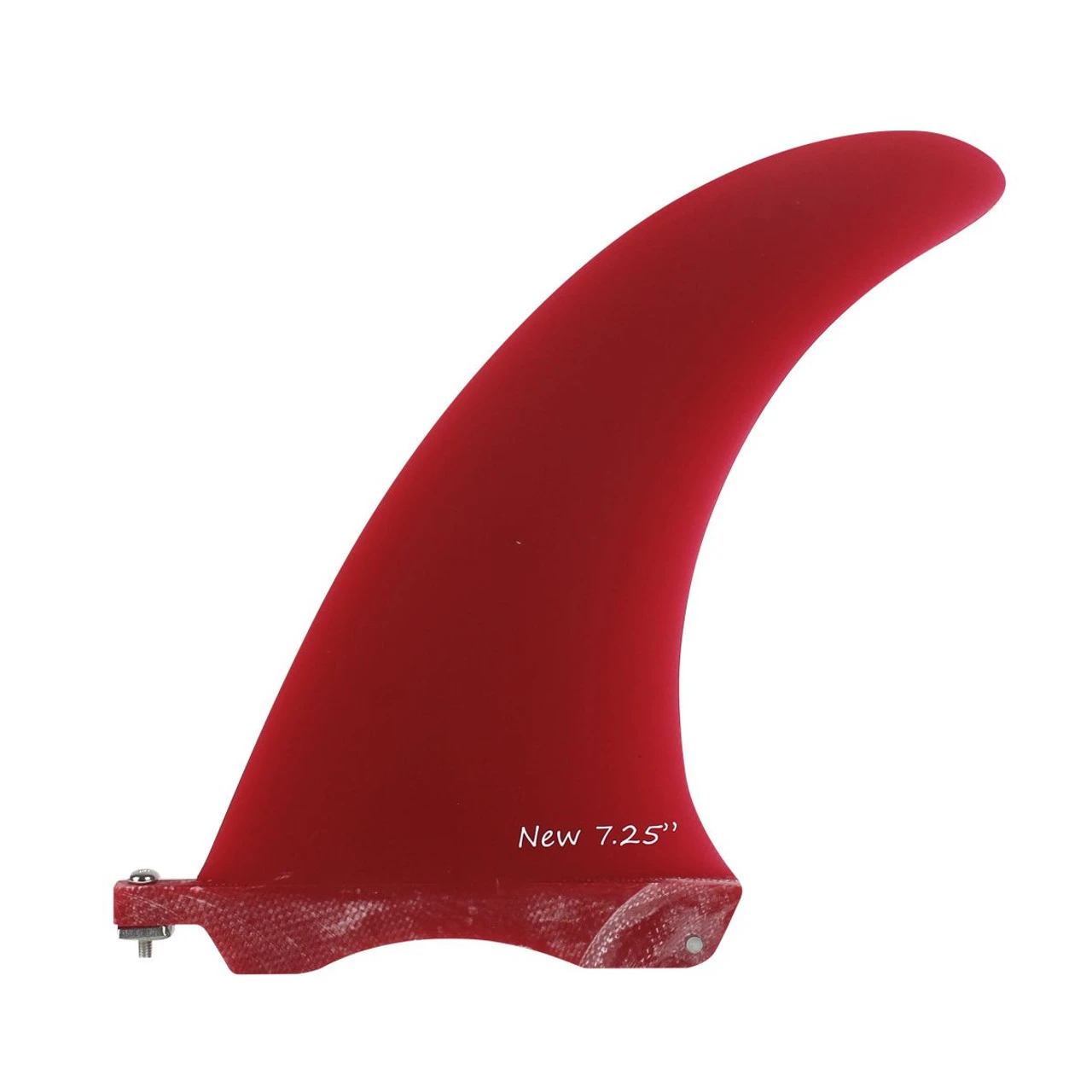 SALE: 7.25" New Box Fin - Solid Red 1 SALE: 7.25" New Box Fin - Solid Red